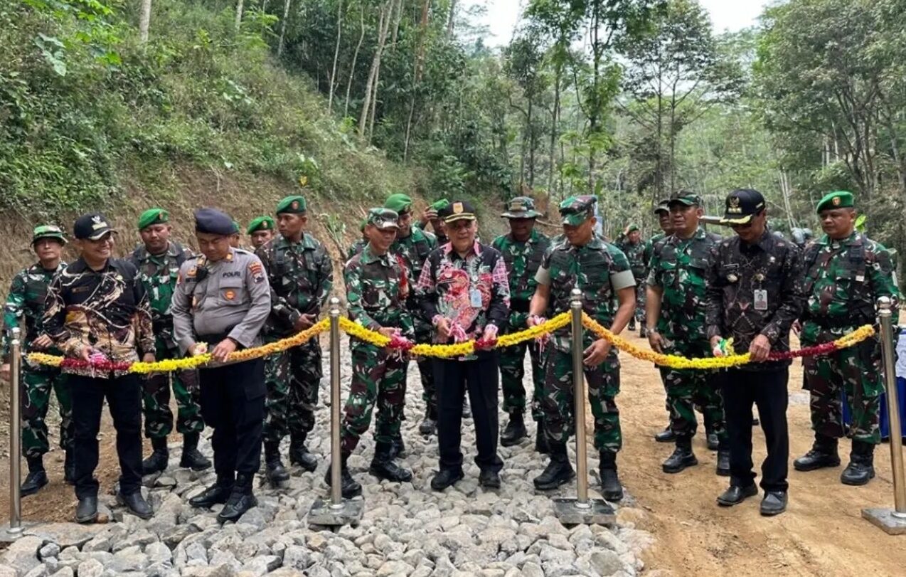 Kodim 0707/Wonosobo Selenggarakan TMMD Sengkuyung Tahap III di Desa Tempurejo