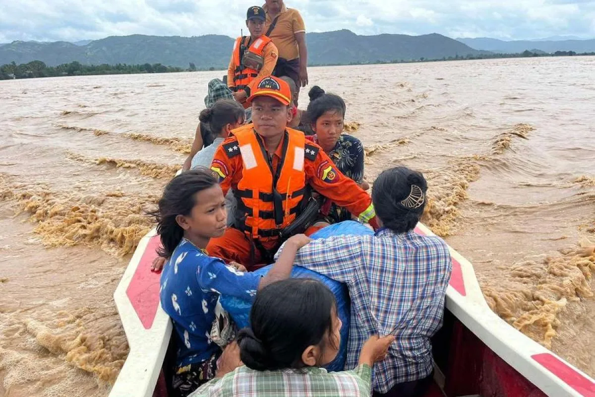 Paw Myar, Bocah Pahlawan Penyelamat di Tengah Banjir Myanmar