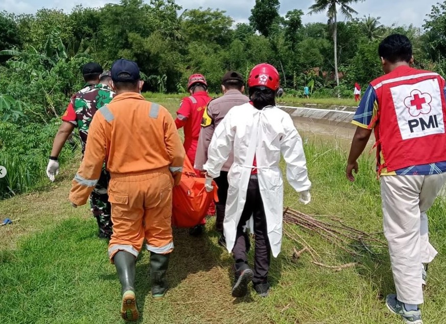 Penemuan Mayat Lansia di Saluran Irigasi Desa Bejiruyung, Kebumen, Mengejutkan Warga