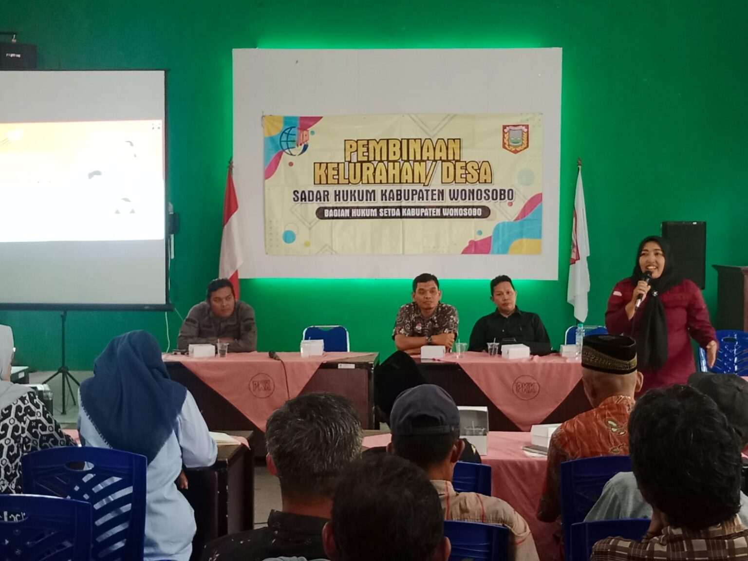 Upaya Meningkatkan Kesadaran Hukum: Kanwil Kemenkumham Jateng Gelar Pembinaan Desa Sadar Hukum di Wonosobo