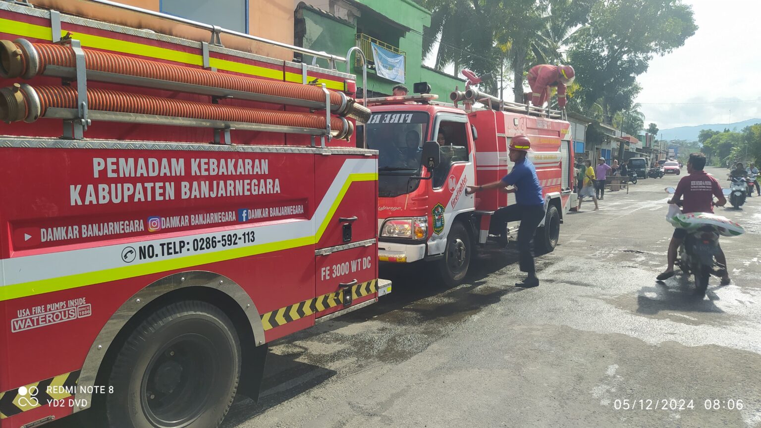 Pom Mini Terbakar di Masaran, Banjarnegara, Akibat Korsleting Listrik