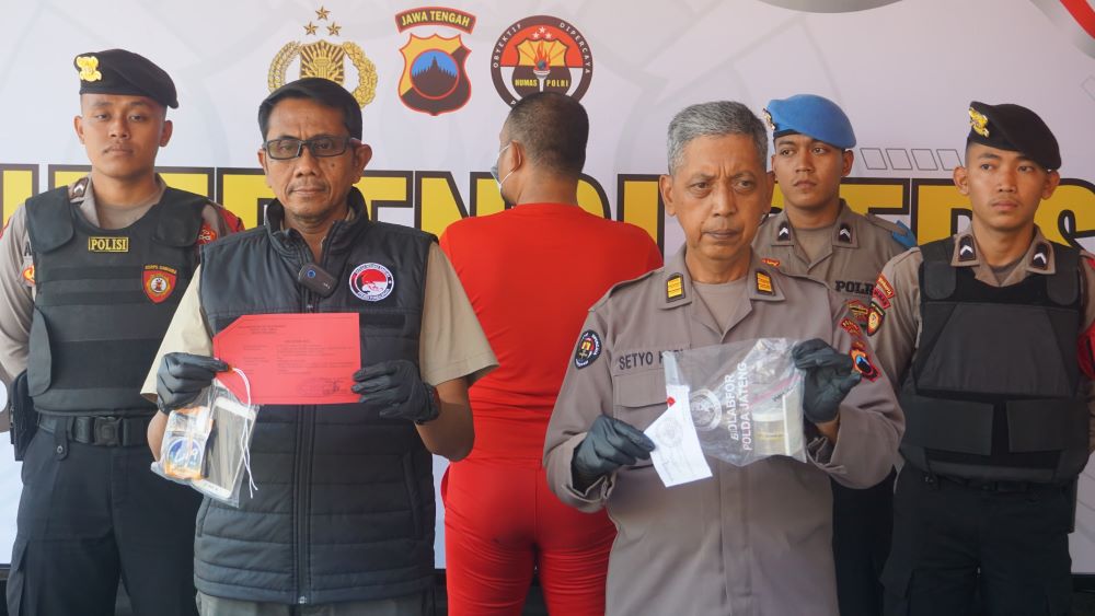 Polisi Amankan Pria di Purbalingga Saat Ambil Paket Sabu