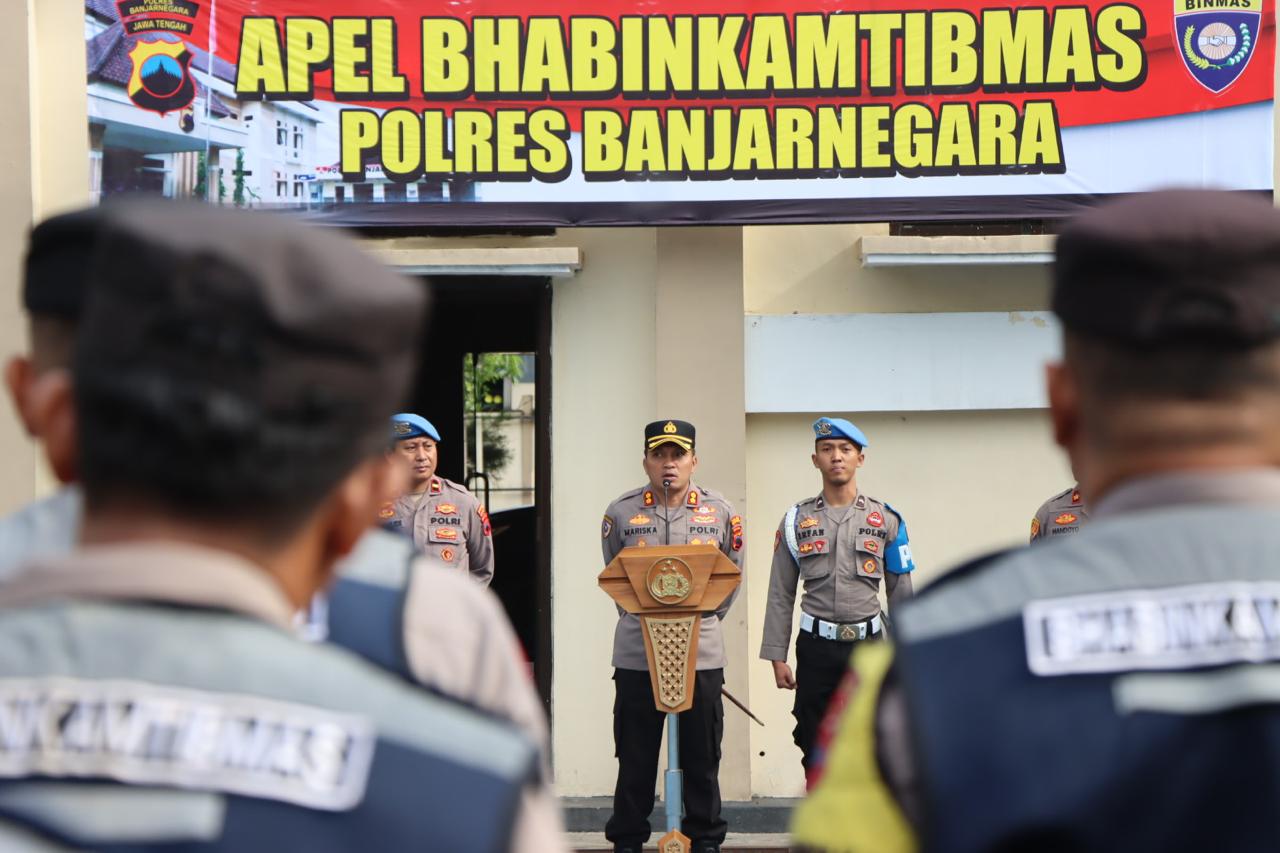 Jelang Ramadan, Polres Banjarnegara Perketat Pengamanan dan Antisipasi Gangguan Kamtibmas