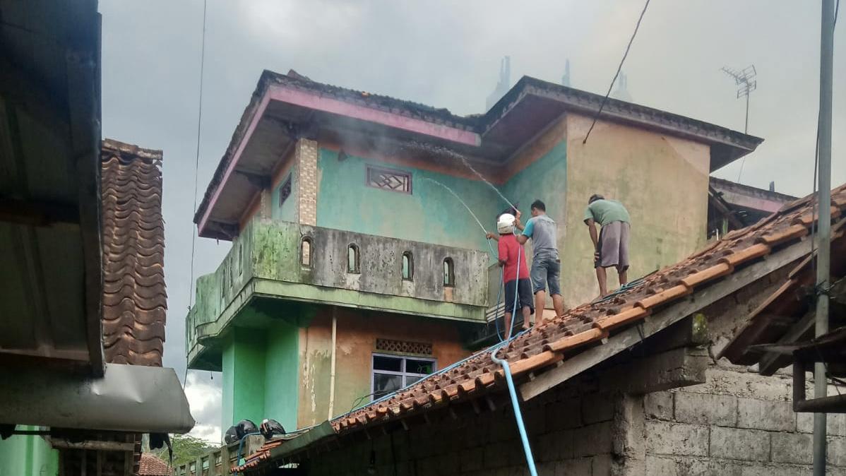 Kebakaran di Desa Sempol, Sukoharjo, Wonosobo, Kerugian Capai 50 juta