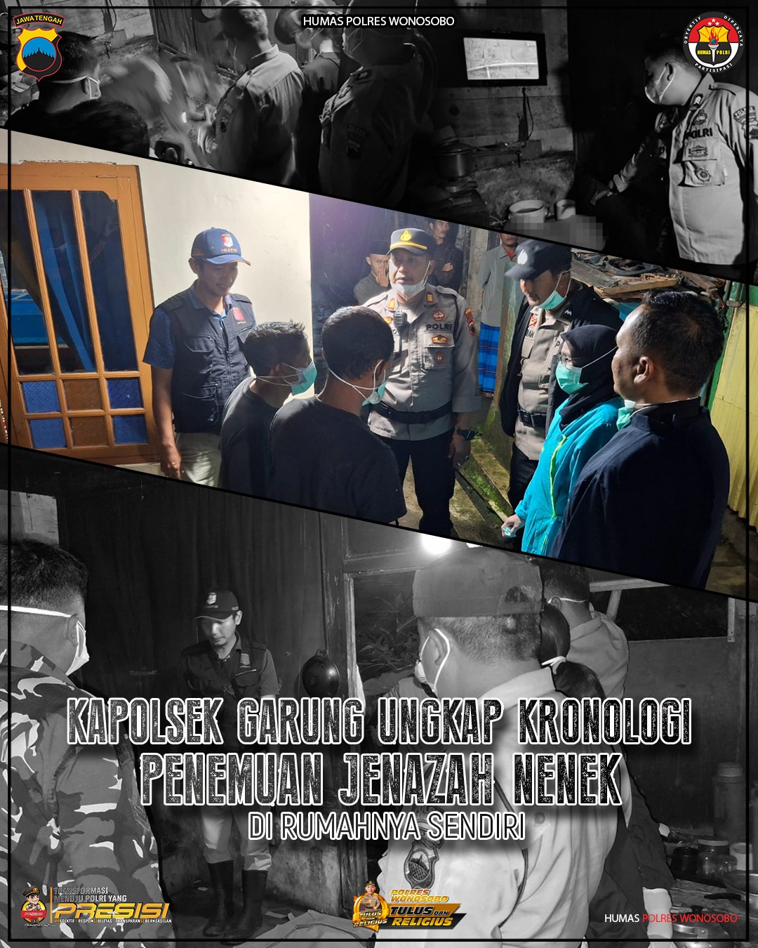 Lansia Ditemukan Meninggal Dunia di Rumahnya di Garung Wonosobo, Diduga Terpeleset di Kamar Mandi
