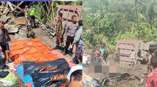 Kecelakaan Maut di Kalijambe, Purworejo: Dump Truk Rem Blong Tewaskan 10 Orang
