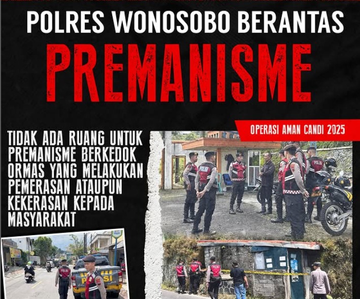 Operasi Aman Candi 2025: Polres Wonosobo Gencarkan Aksi Bersih-Bersih Premanisme