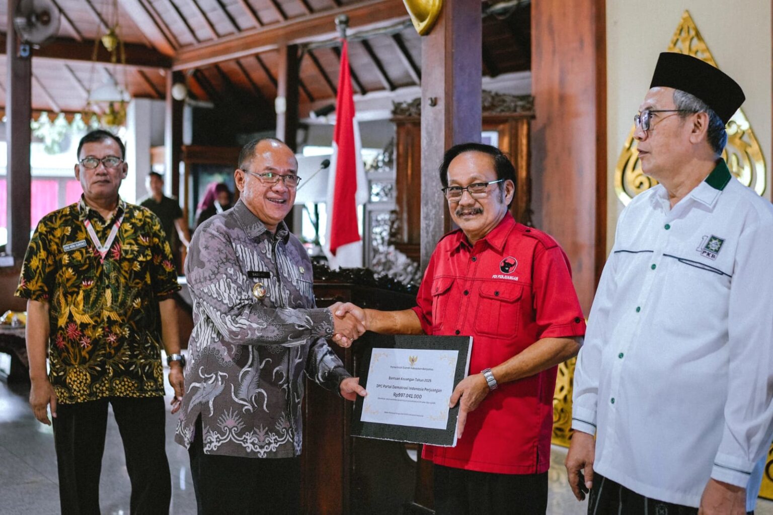 Bantuan Keuangan Rp3 Miliar Lebih untuk Sembilan Parpol