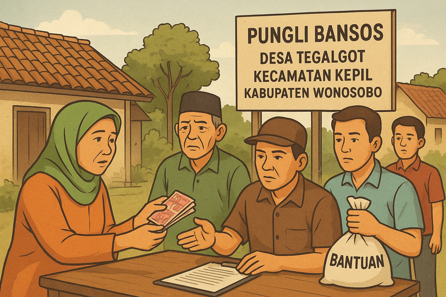 Pungli Bansos Desa Tegalgot